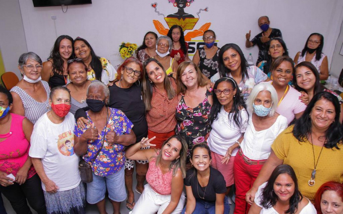 As palestras sobre sonhar e lutar atra&iacute;ram um grande n&uacute;mero de mulheres