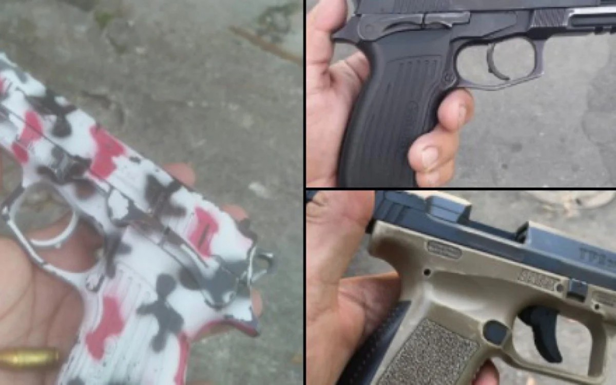 Tr&ecirc;s pistolas j&aacute; foram apreendidas na opera&ccedil;&atilde;o