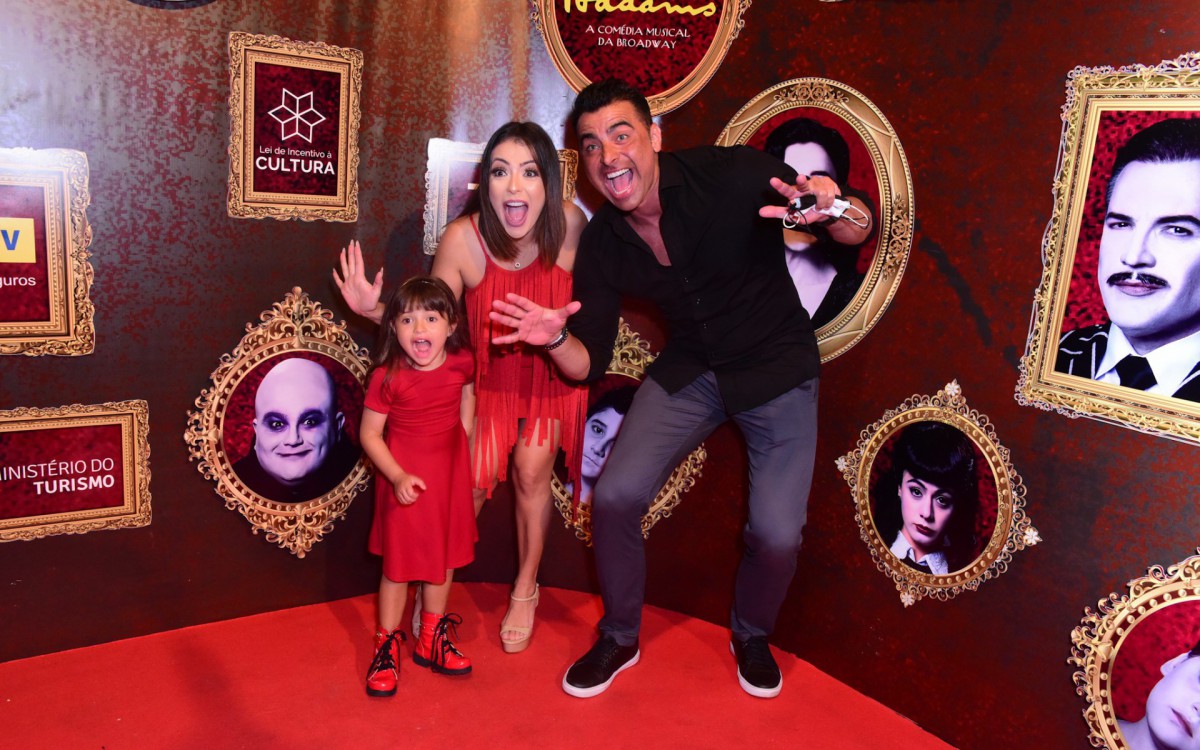 Li Martins, JP e a filha do casal, Antonella