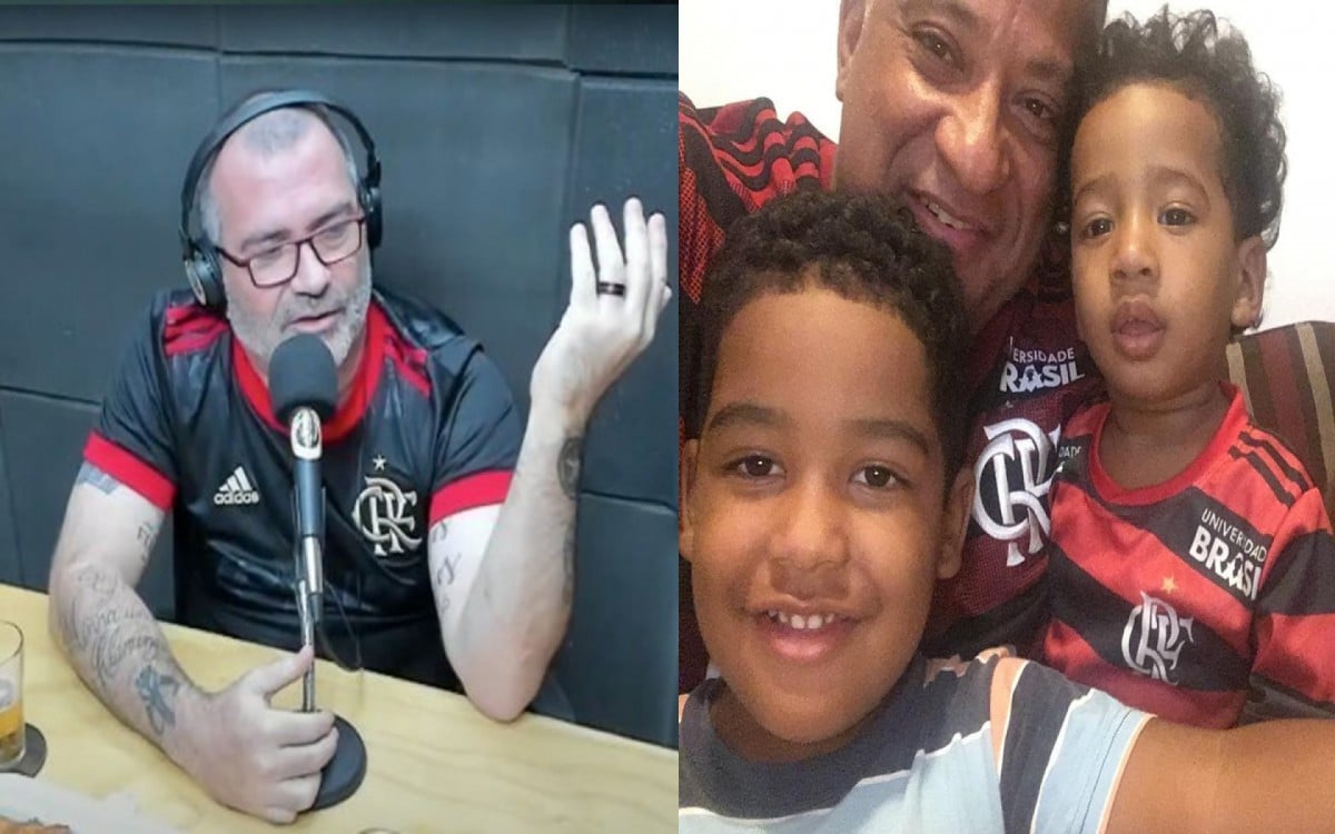 Tozza fez campanha para levar Rogério e seus netos, Arthur e Enzo, para o Maracanã