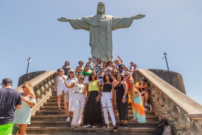 40 alunas do Espaço da Mulher Mesquitense visitam o Cristo Redentor