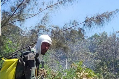 Secretaria de Meio Ambiente controla cinco focos de incêndios em 72h, em Arraial do Cabo