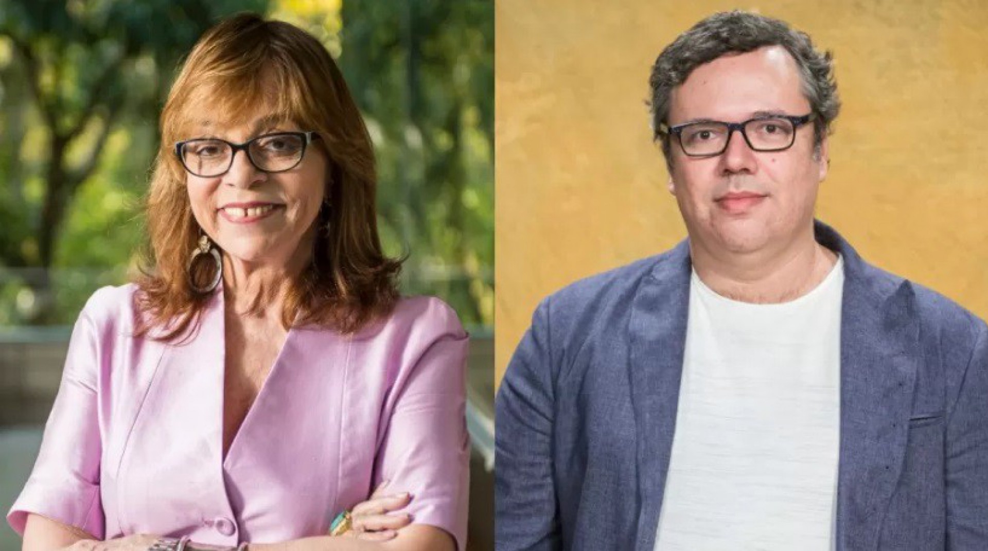 Glória Perez e João Emanuel Carneiro farão novelas das 21h que serão produzidas e exibidas simultaneamente pela Globo - Divulgação