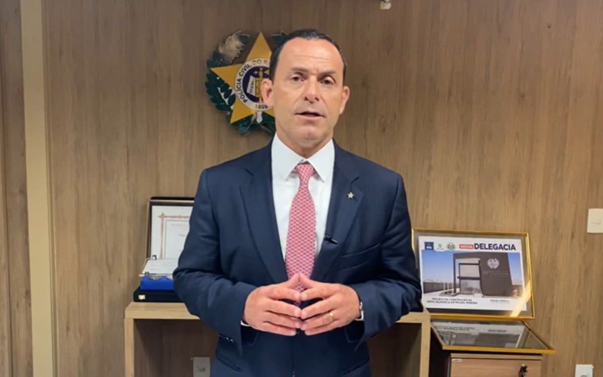 Secretário de Polícia Civil do Estado do Rio de Janeiro, Alan Turnovsky, comentou sobre a reunião que teve com governador Claúdio Castro - Reprodução vídeo 