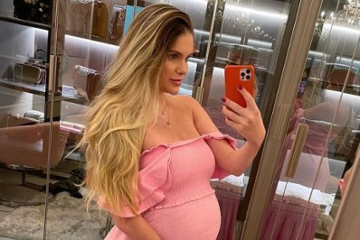 Bárbara Evans celebra 34 semanas de gestação: 'Feliz demais'