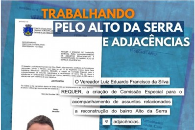 Vereador propõe criação de comissão para acompanhar reconstrução de bairros atingidos pelas chuvas