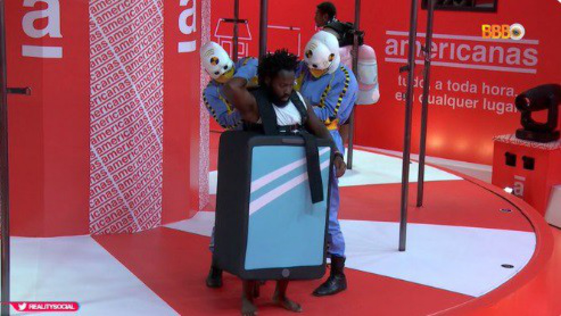 Douglas é o sétimo eliminado da prova do líder - Reprodução/Globoplay