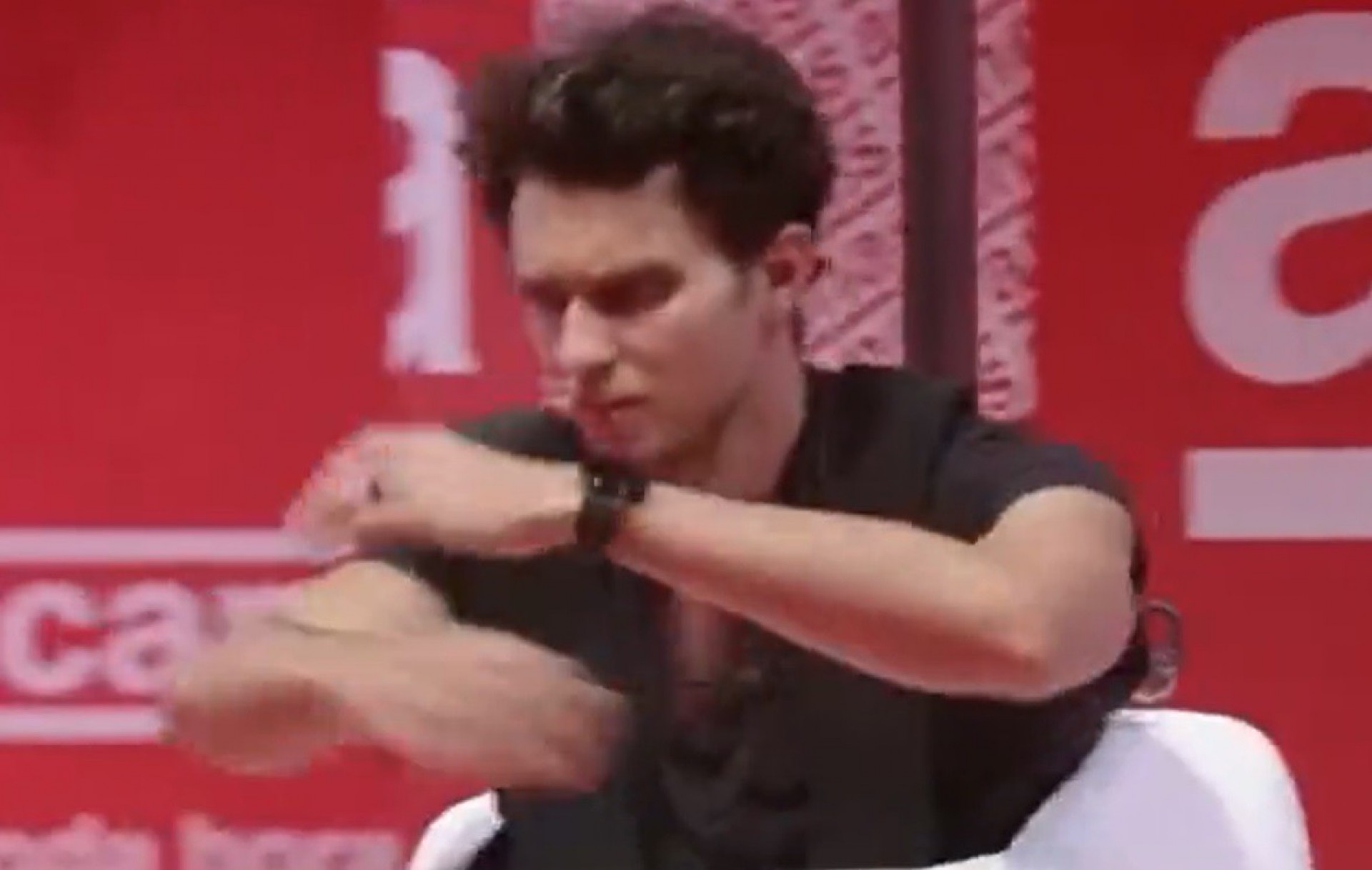 Lucas durante a prova do líder do 'BB 22' - Reprodução da TV Globo