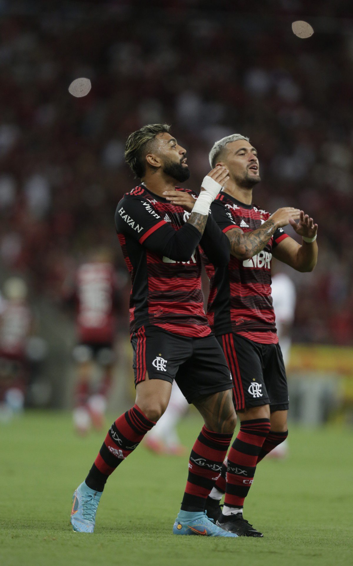 Partida entre as equipes Flamengo x Bangu, válida pela 11ª rodada do Carioca, realizado no Estádio do Maracanã na noite deste sábado (12) - Marcelo Cortes/Flamengo