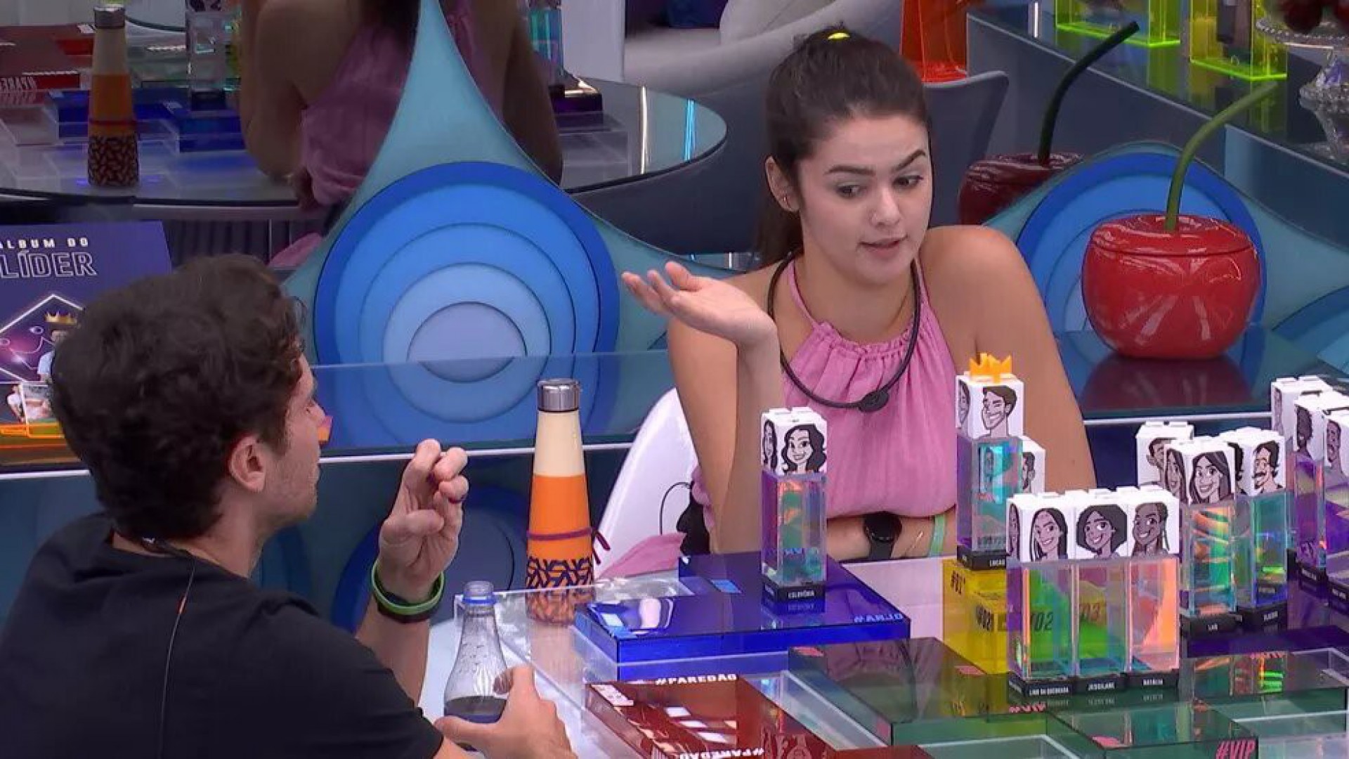 Lucas conversa com Eslovênia sobre seus alvos para o paredão - Reprodução Internet