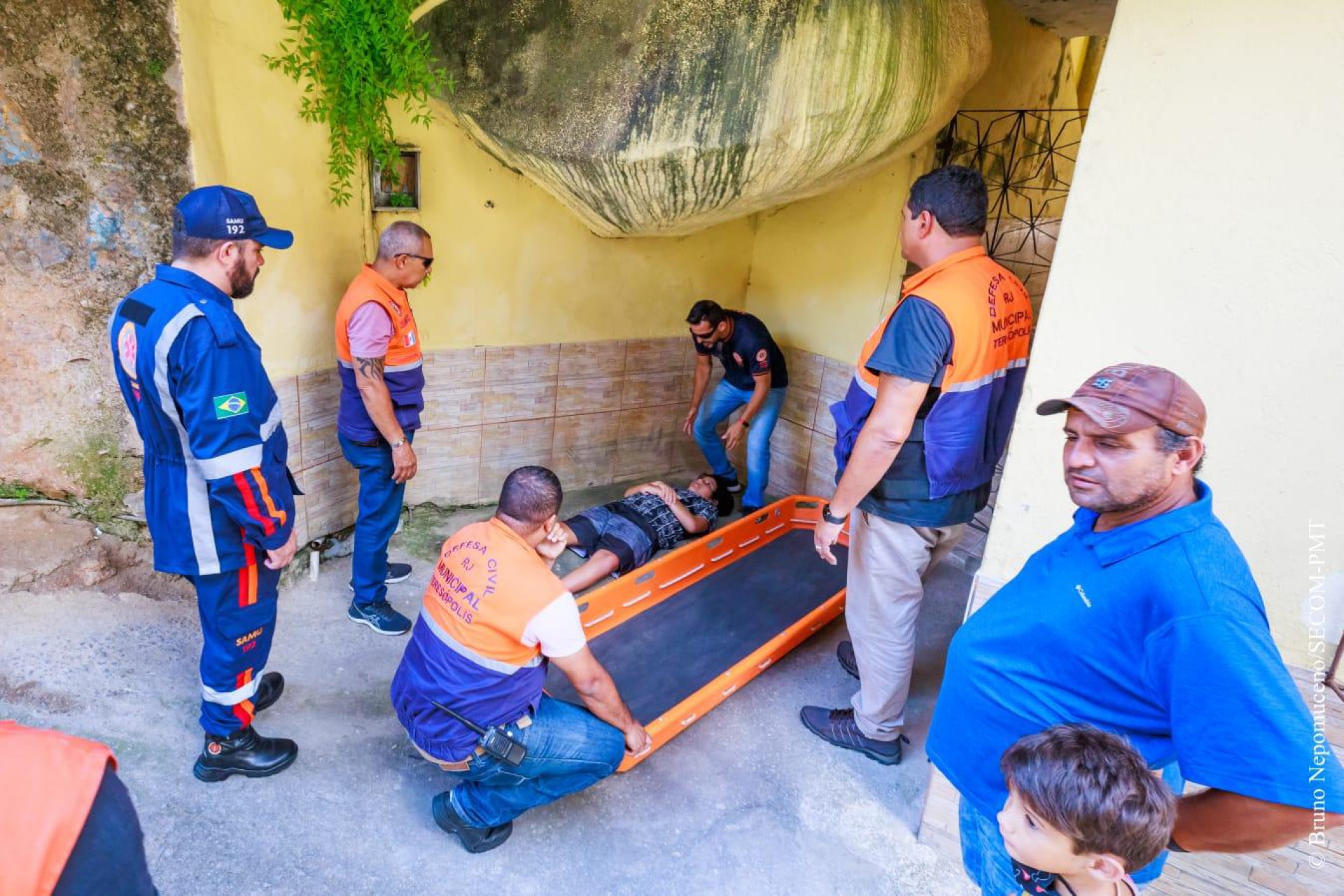 Exercício de resgate de feridos - Bruno Nepomuceno