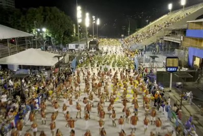 Paraíso do Tuiuti, Vila Isabel e Mangueira se apresentam no ensaio-tecnico na Sapucaí 