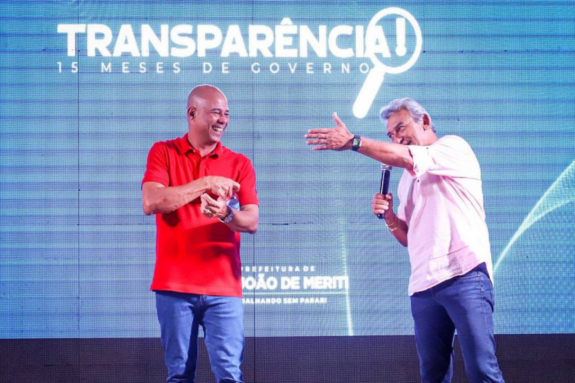 Deputado Estadual Valdecy da Saúde e o Prefeito Dr. João -  Beto Oliveira