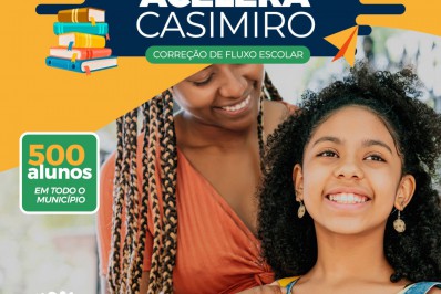 Programa de Correção de Fluxo Escolar vai beneficiar 500 alunos em Casimiro de Abreu
