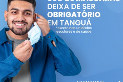 Uso de máscaras anti Covid-19 não é mais obrigatório em Tanguá