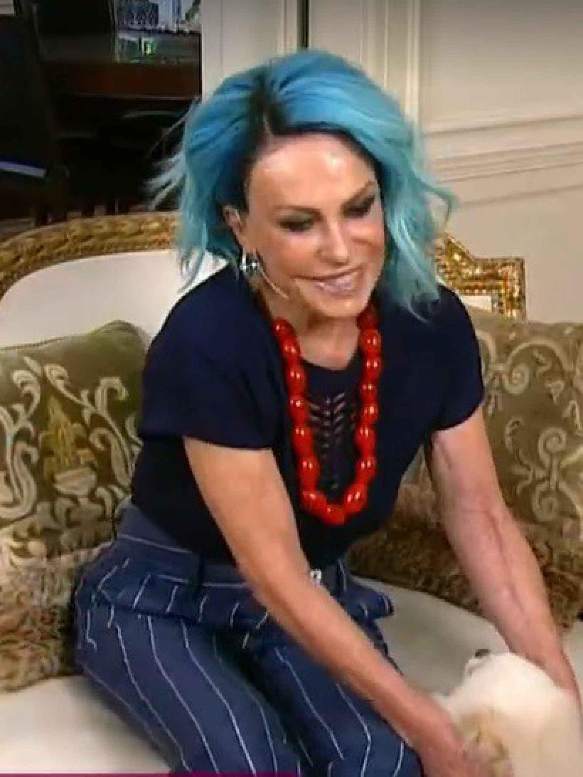 Na atração, Ana Maria Braga já usou colar de tomate - reprodução da TV Globo