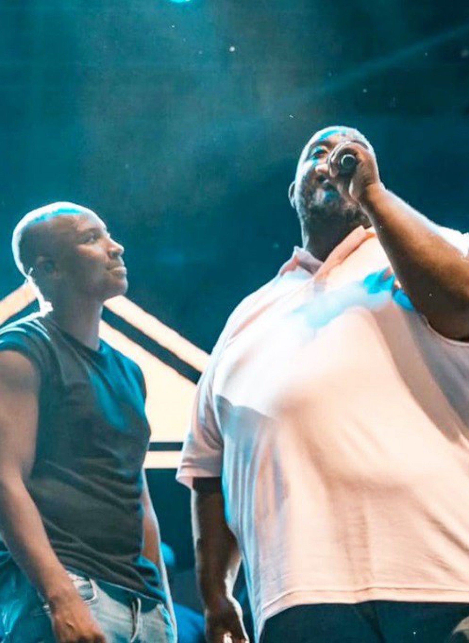 Péricles e Thiaguinho no Exaltasamba - Reprodução/Instagram