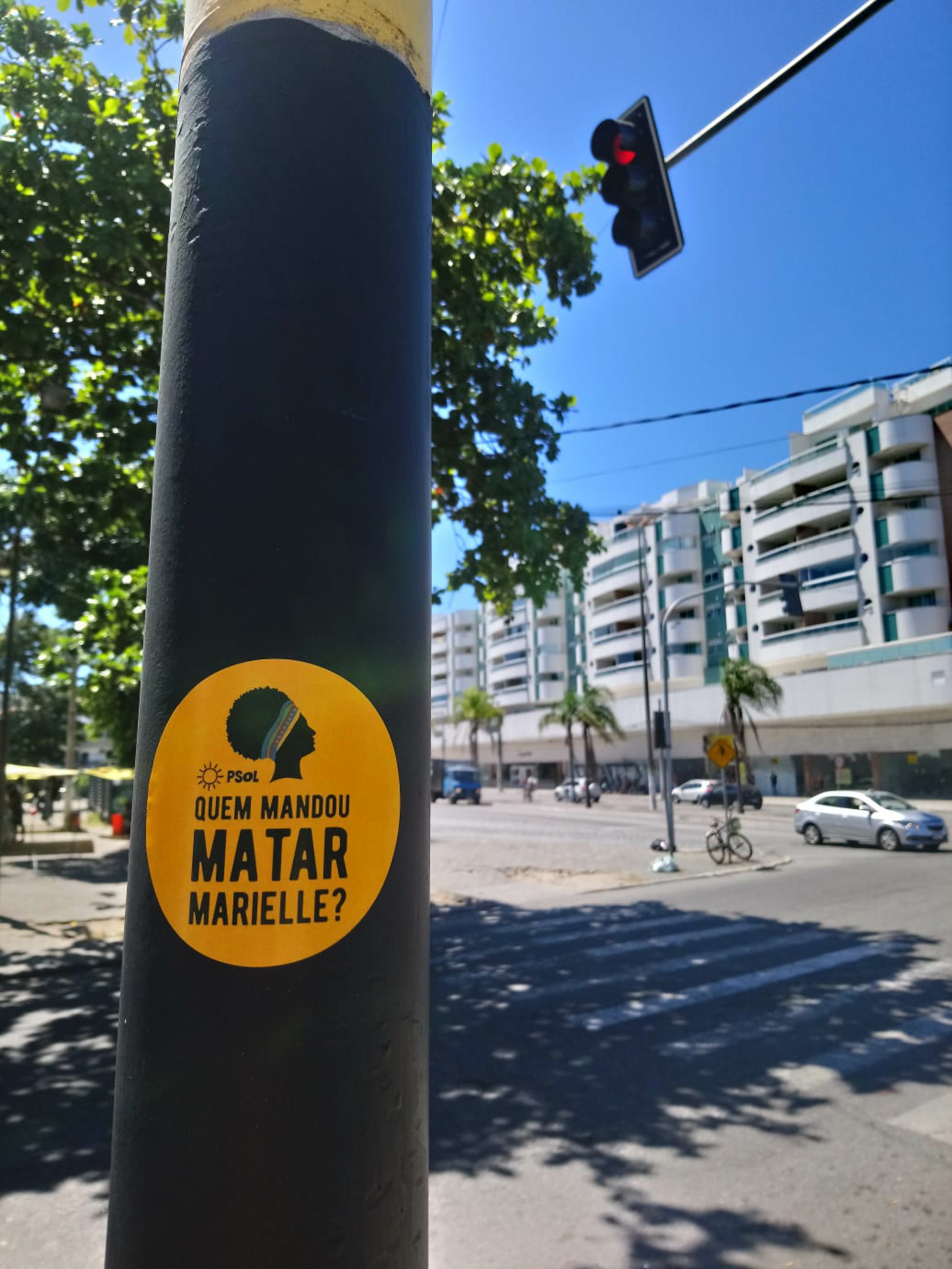 O movimento é em memória da ativista brutalmente assassinada a tiros em 2018 - Divulgação