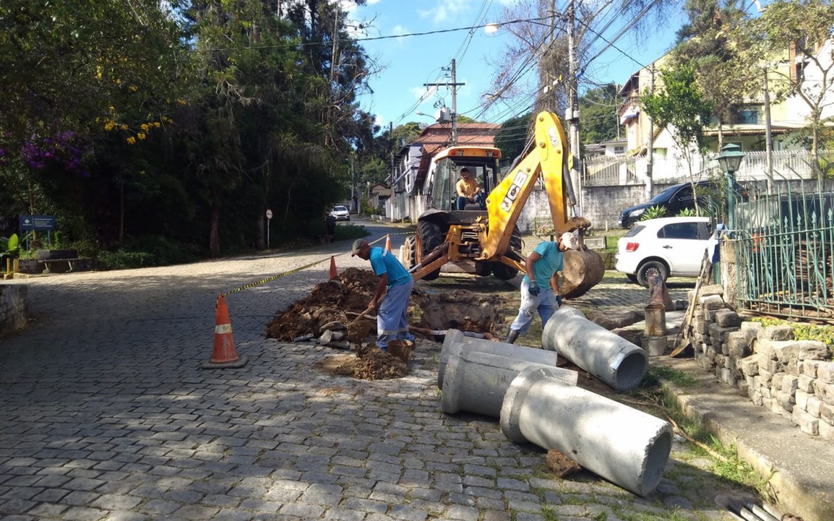 In&iacute;cio do manilhamento em Nova Friburgo