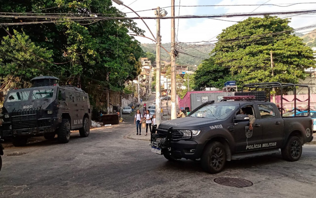 Policiais do Bope realizam operação no Morro do Andaraí - Reginaldo Pimenta /Agência O Dia