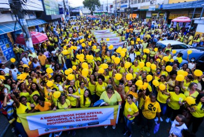 Caminhada ‘Onda Amarela’ invade Belford Roxo na luta contra a Endometriose