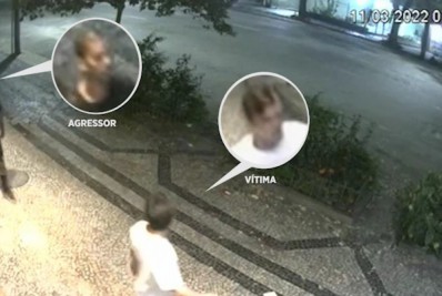 Câmeras registram ataque a faca sofrido por engenheiro na Tijuca; Polícia busca assassino