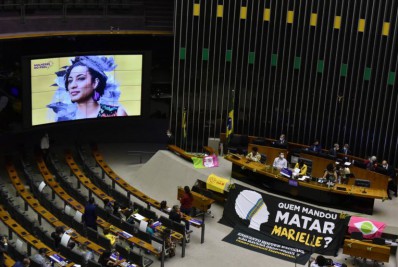 Deputadas cobram justiça pela morte de Marielle Franco e Anderson Gomes