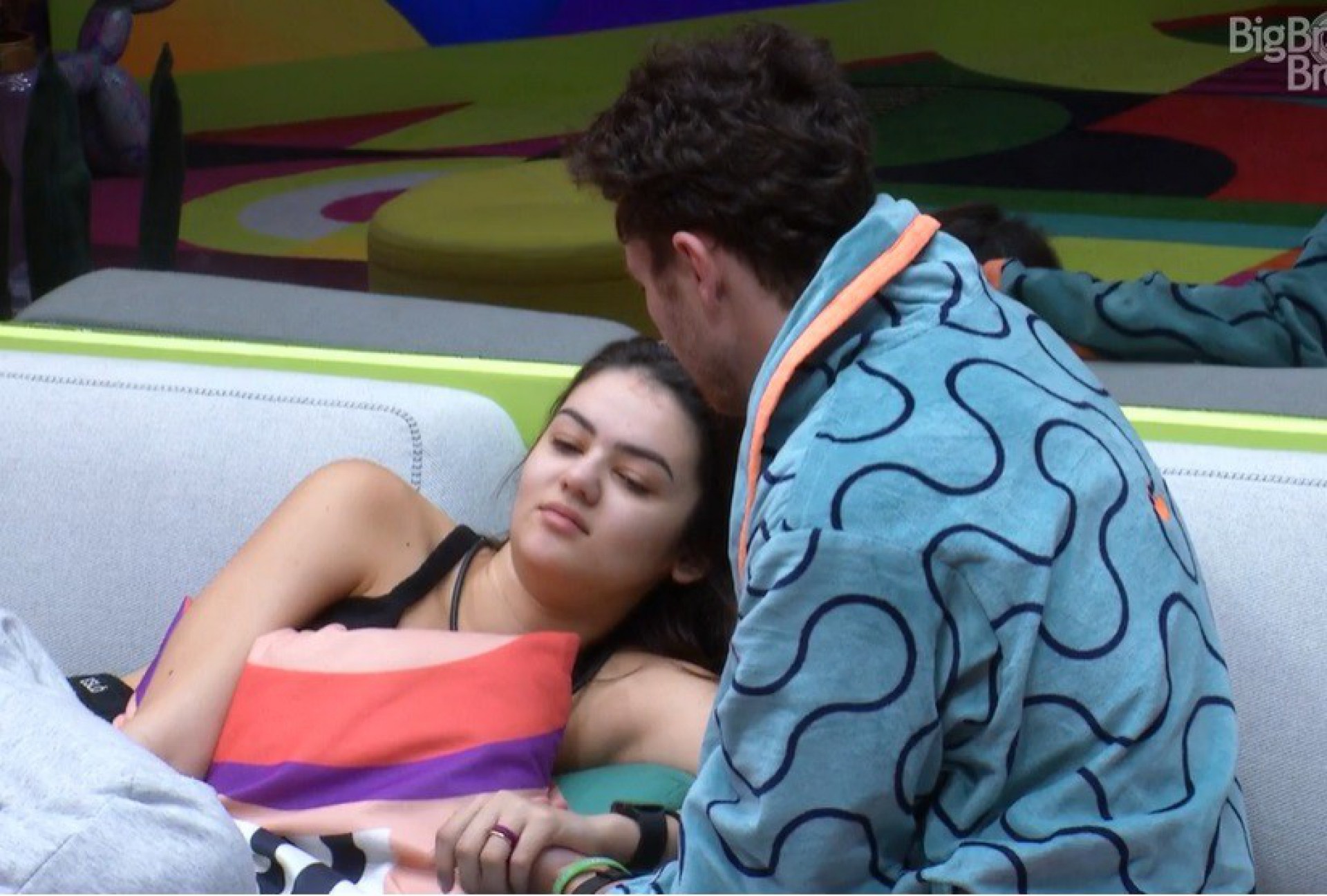 Lucas desabafa com Eslovênia - reprodução da TV Globo