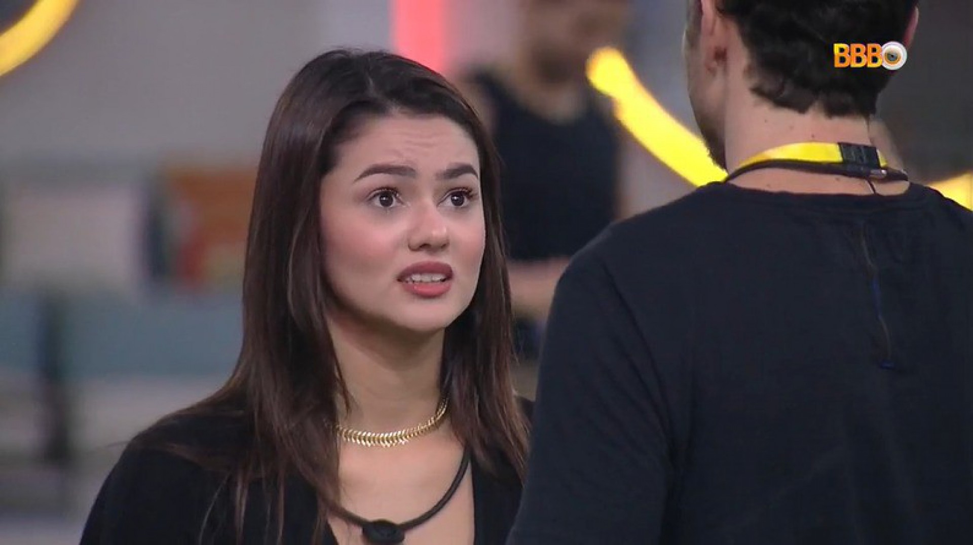 Eslô e Lina chamam Lucas de medroso após jogo da discórdia - Reprodução / Globoplay