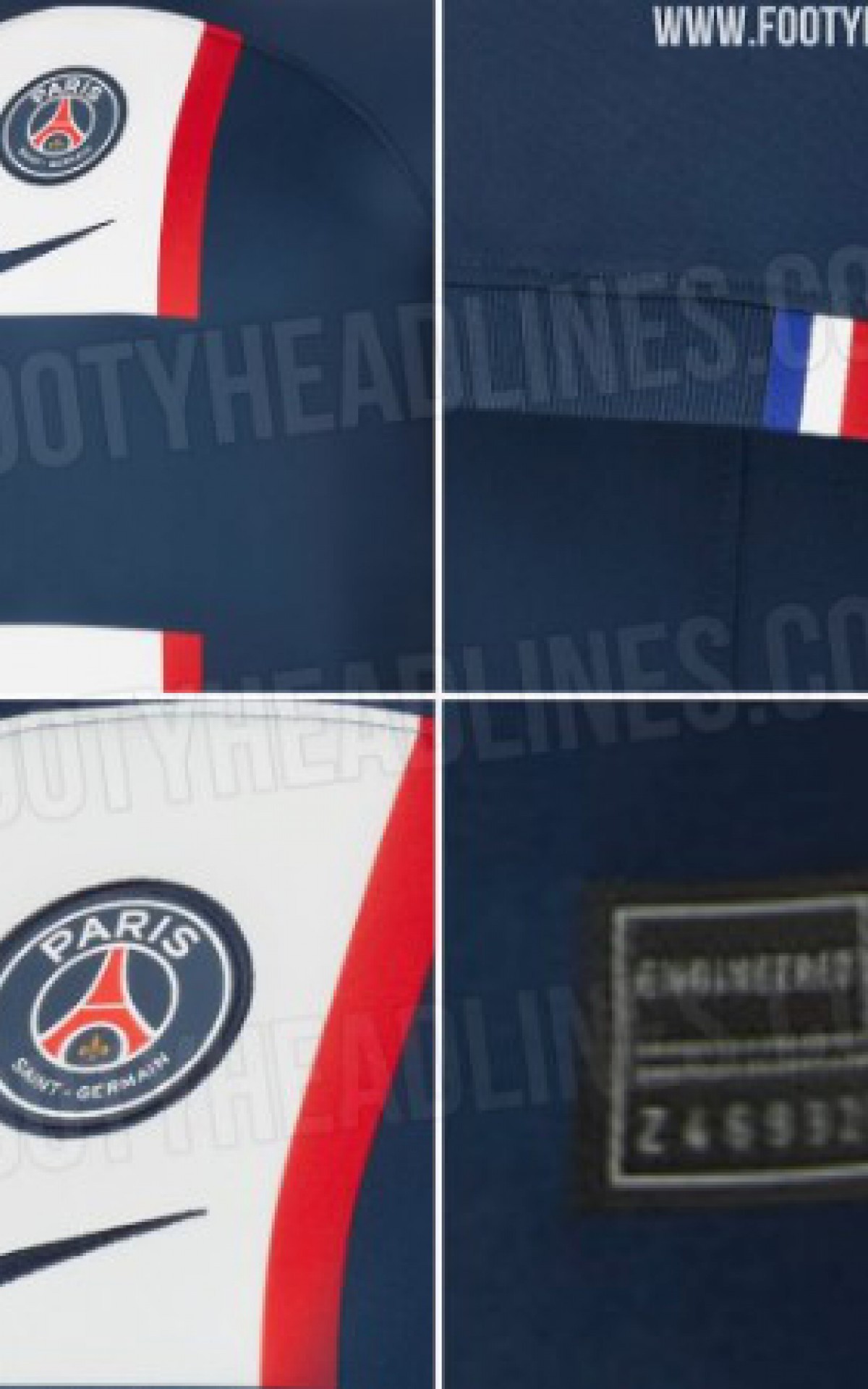 Nova camisa do Paris Saint-Germain para a temporada 2022/23
