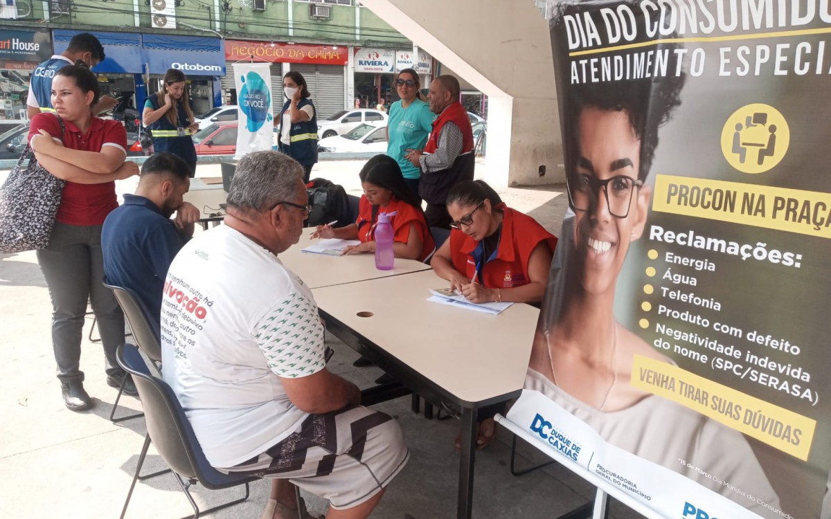 Dia do Consumidor &eacute; celebrado com evento em Duque de Caxias - Divulga&ccedil;&atilde;o