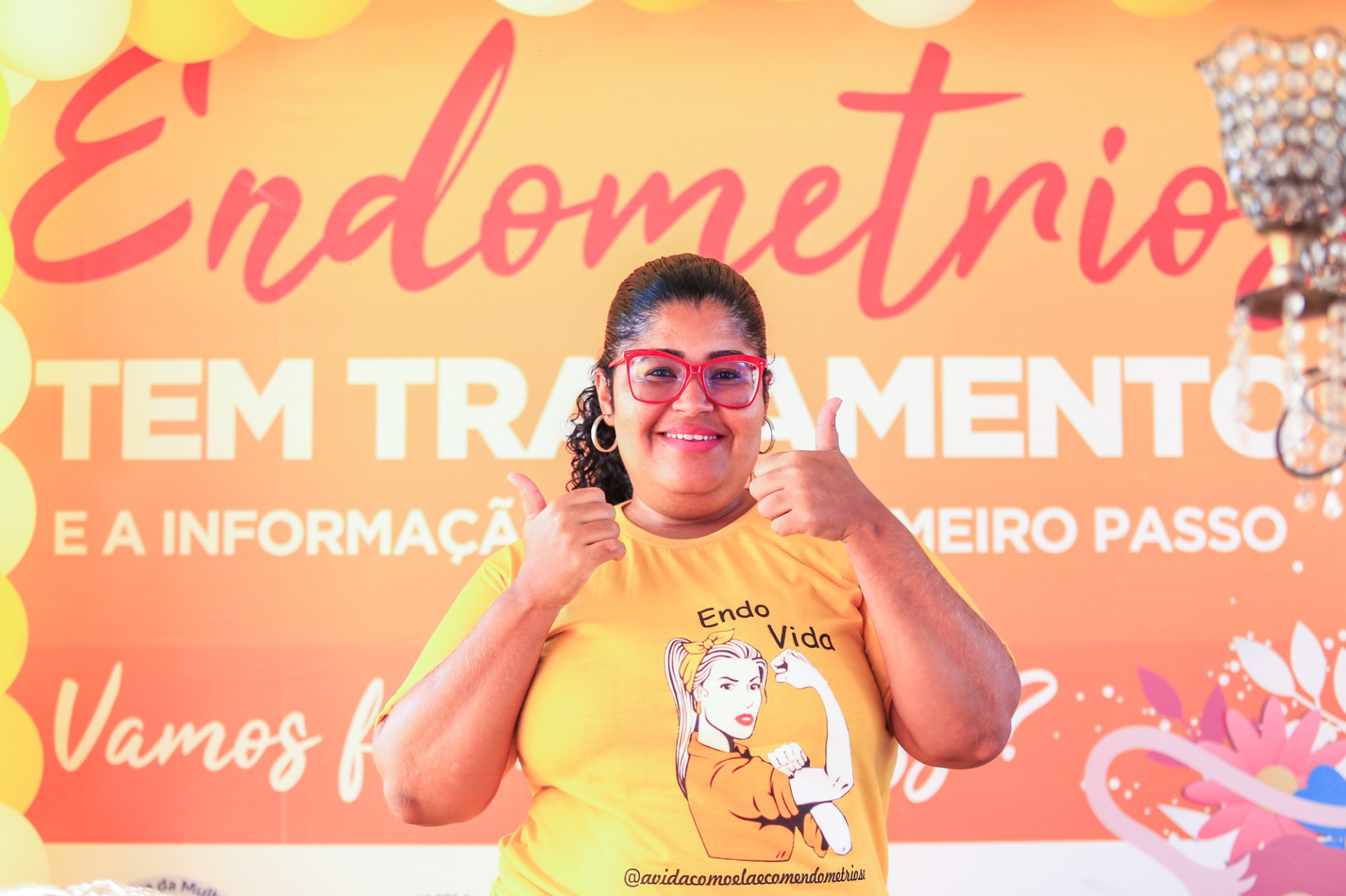 Durante a palestra, a ginecologista Fernanda Monnerat destacou o que &eacute; a doen&ccedil;a e seus sintomas - Rafael Barreto / PMBR