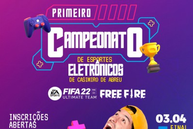 Casimiro de Abreu promove o 1° Campeonato de Esportes Eletrônicos