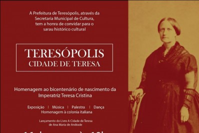 Sarau Histórico Cultural marca comemorações pelo bicentenário da Imperatriz Teresa Cristina em Teresópolis