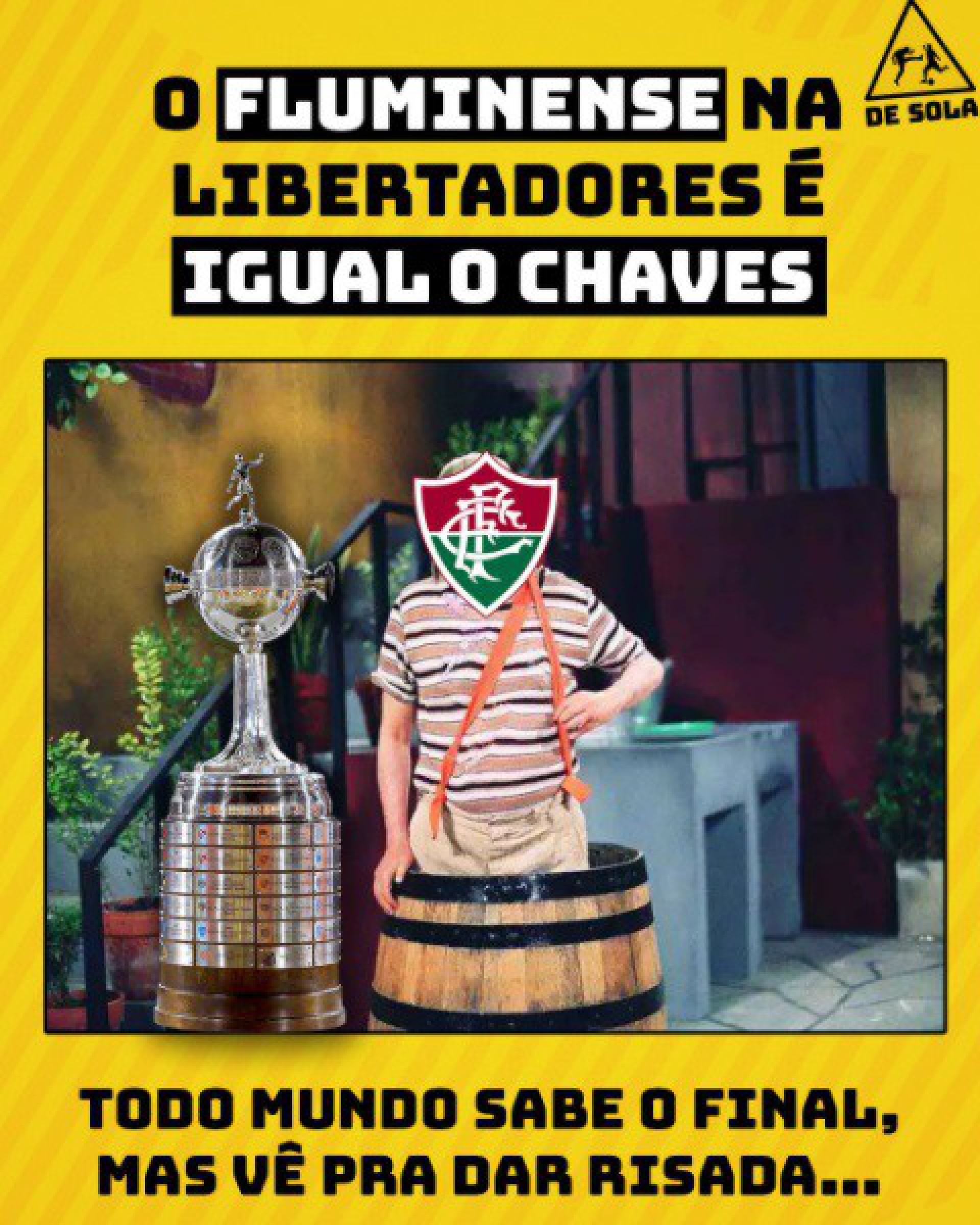 Memes: Rivais ironizam eliminação do Fluminense na Libertadores - Reprodução
