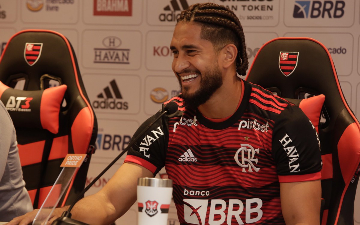 Pablo é o novo reforço do Flamengo - Gilvan de Souza/Flamengo