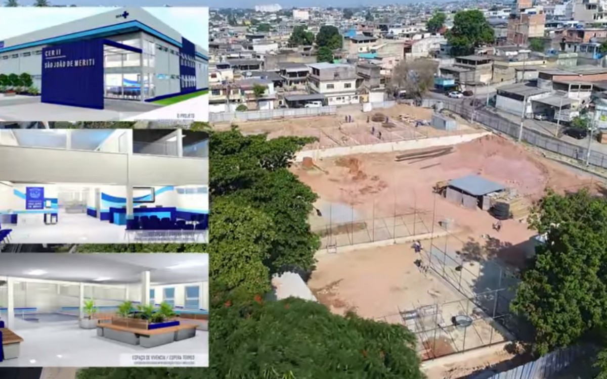 Obras do primeiro Complexo Esportivo e o Centro Especializado em Reabilita&ccedil;&atilde;o