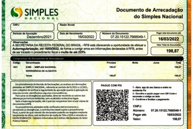 Receita alerta para novo golpe com guia falsa do Simples Nacional para pagamento via Pix