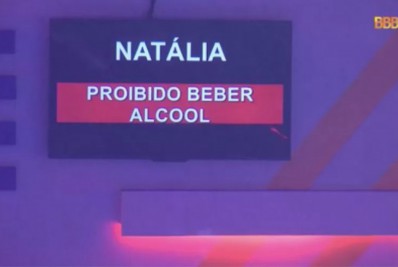 Após barraco em festa, Natália recebe advertência da produção: 'Proibido beber álcool'
