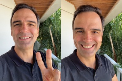 Tadeu Schmidt comemora 2 meses como apresentador do 'BBB': 'Que dia'