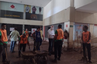 Comdep já realizou a limpeza de mais de 100 casas afetadas pelos deslizamentos