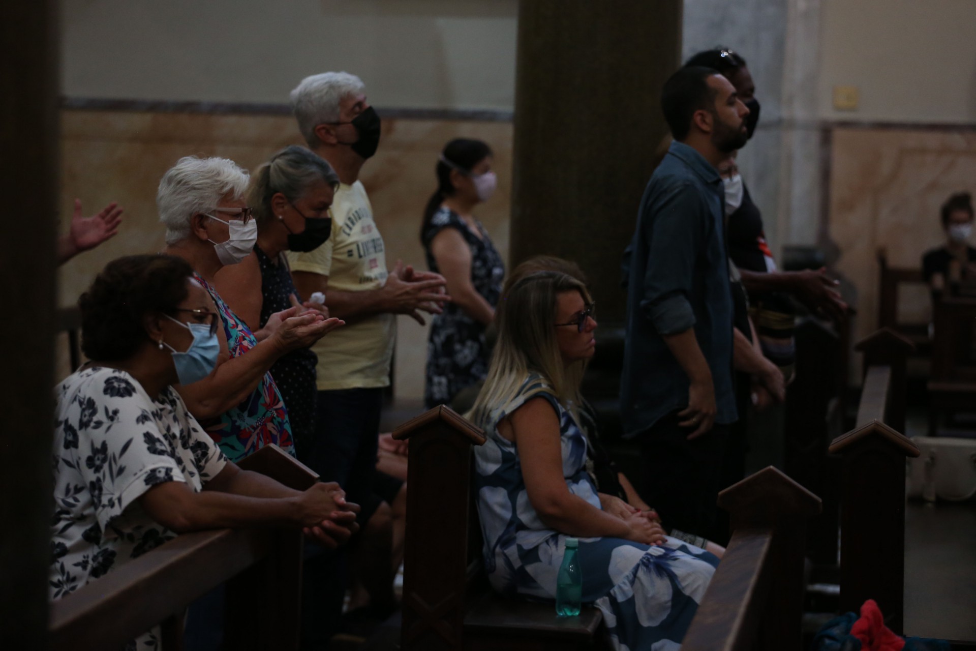 Missa de 7&ordm; dia do engenheiro Gabriel Barbosa Leite, morto a facadas na Tijuca - Cleber Mendes/Ag&ecirc;ncia O Dia