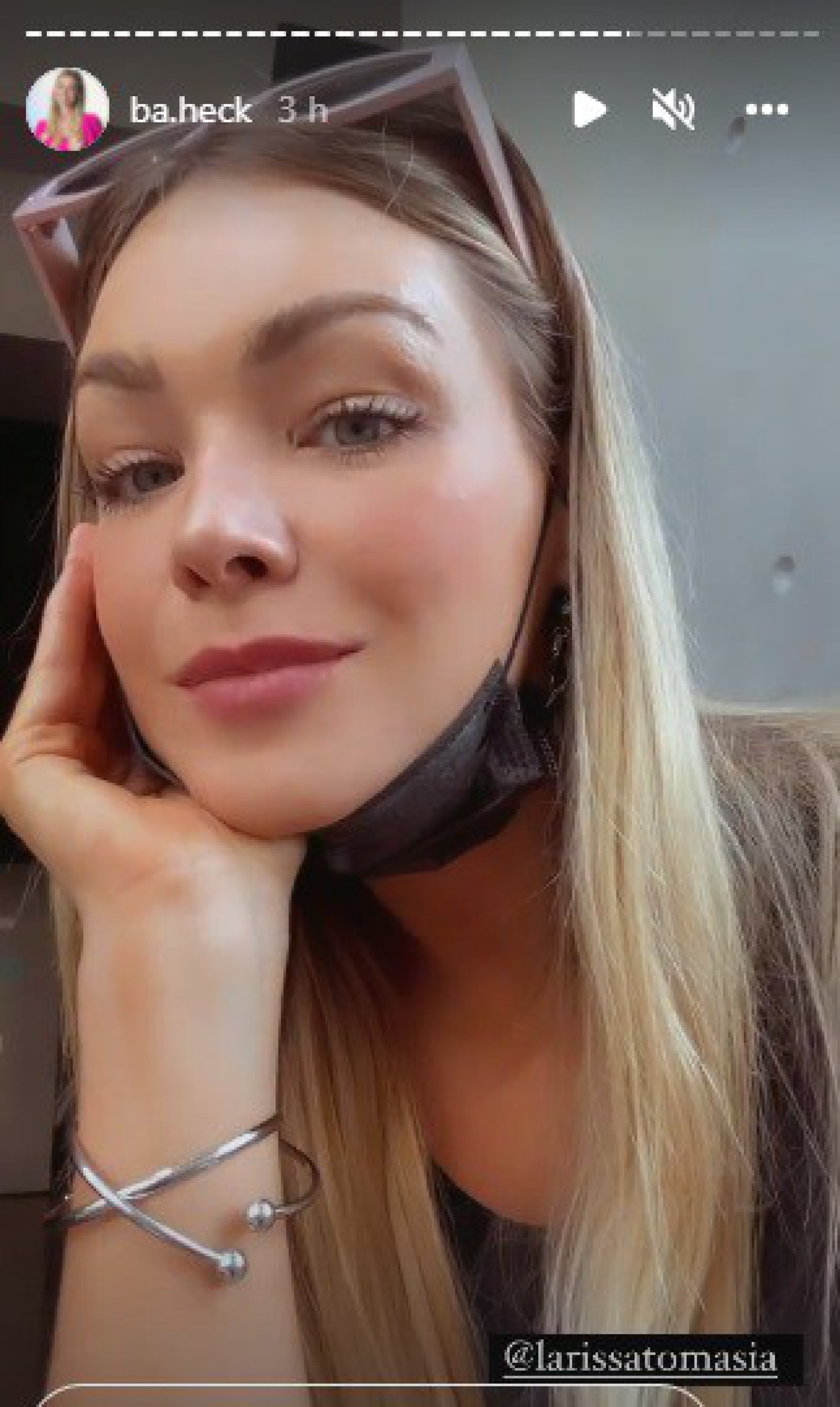 Bárbara cutucou Larissa nos Stories - Reprodução