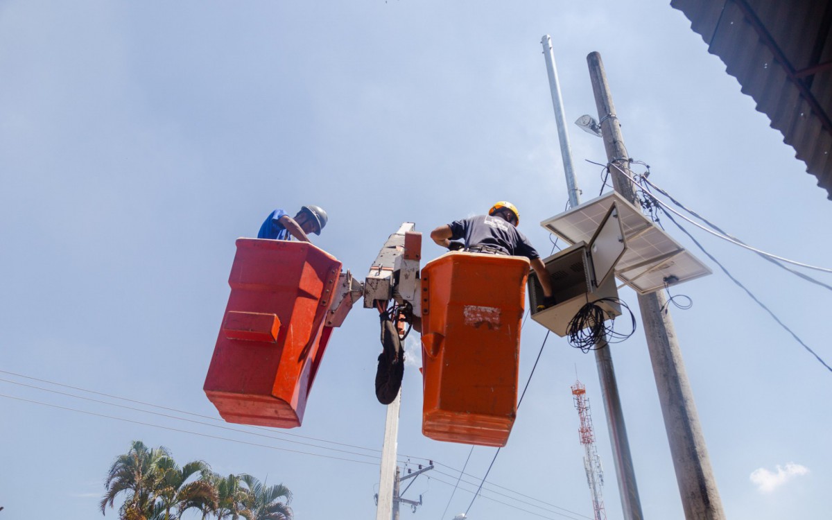Os equipamentos foram instalados na Avenida São Paulo e na Estrada Feliciano Sodré