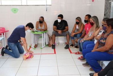 Creche Municipal recebe capacitação em primeiros socorros infantil