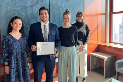 Secretário é homenageado na ONU por trabalho em ações humanitárias