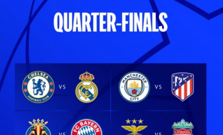 Sorteio das quartas de final da Liga dos Campeões põe Real Madrid e Chelsea  frente a frente; veja os confrontos - Esportes DP