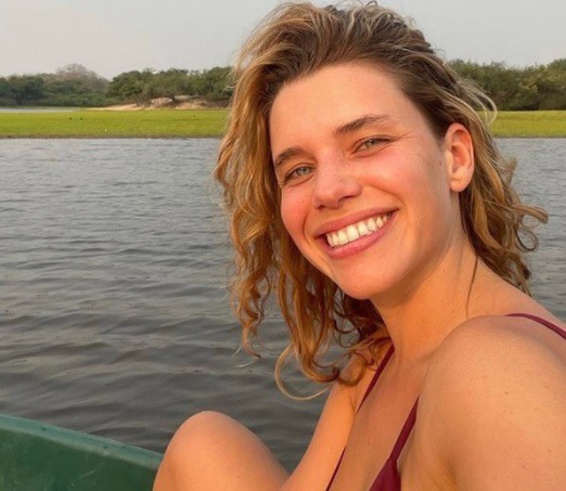 Bruna Linzmeyer compartilha bastidores de gravações de 'Pantanal' - Reprodução