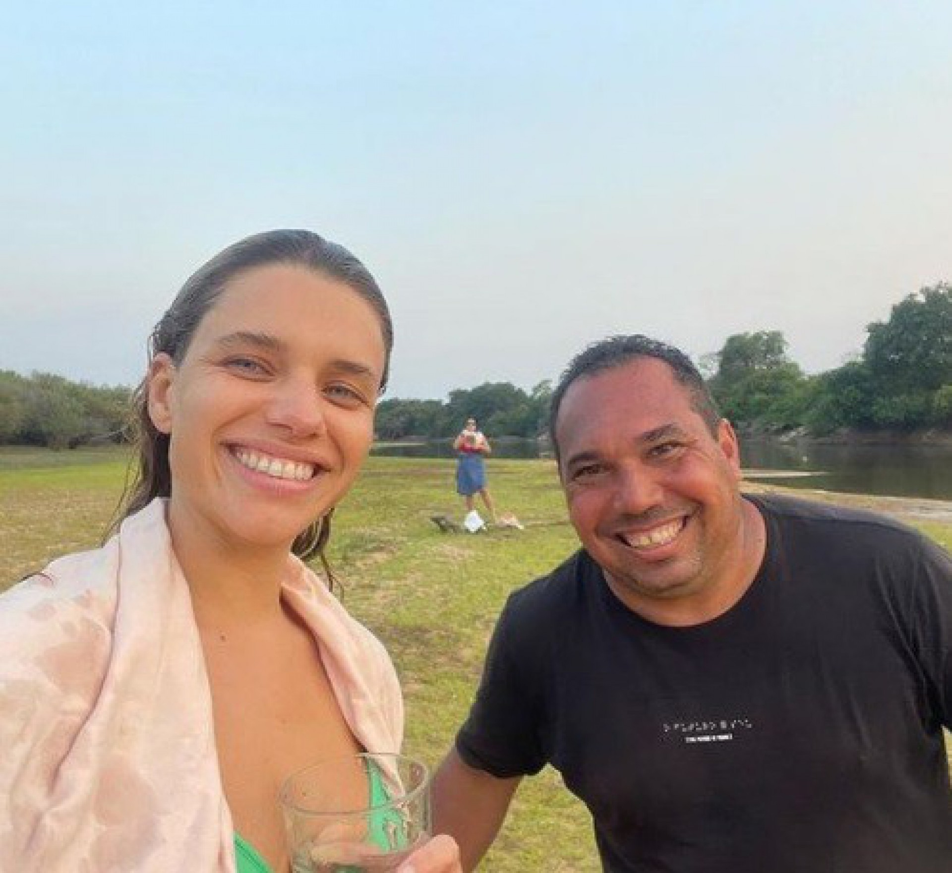 Bruna Linzmeyer compartilha bastidores de gravações de 'Pantanal' - Reprodução