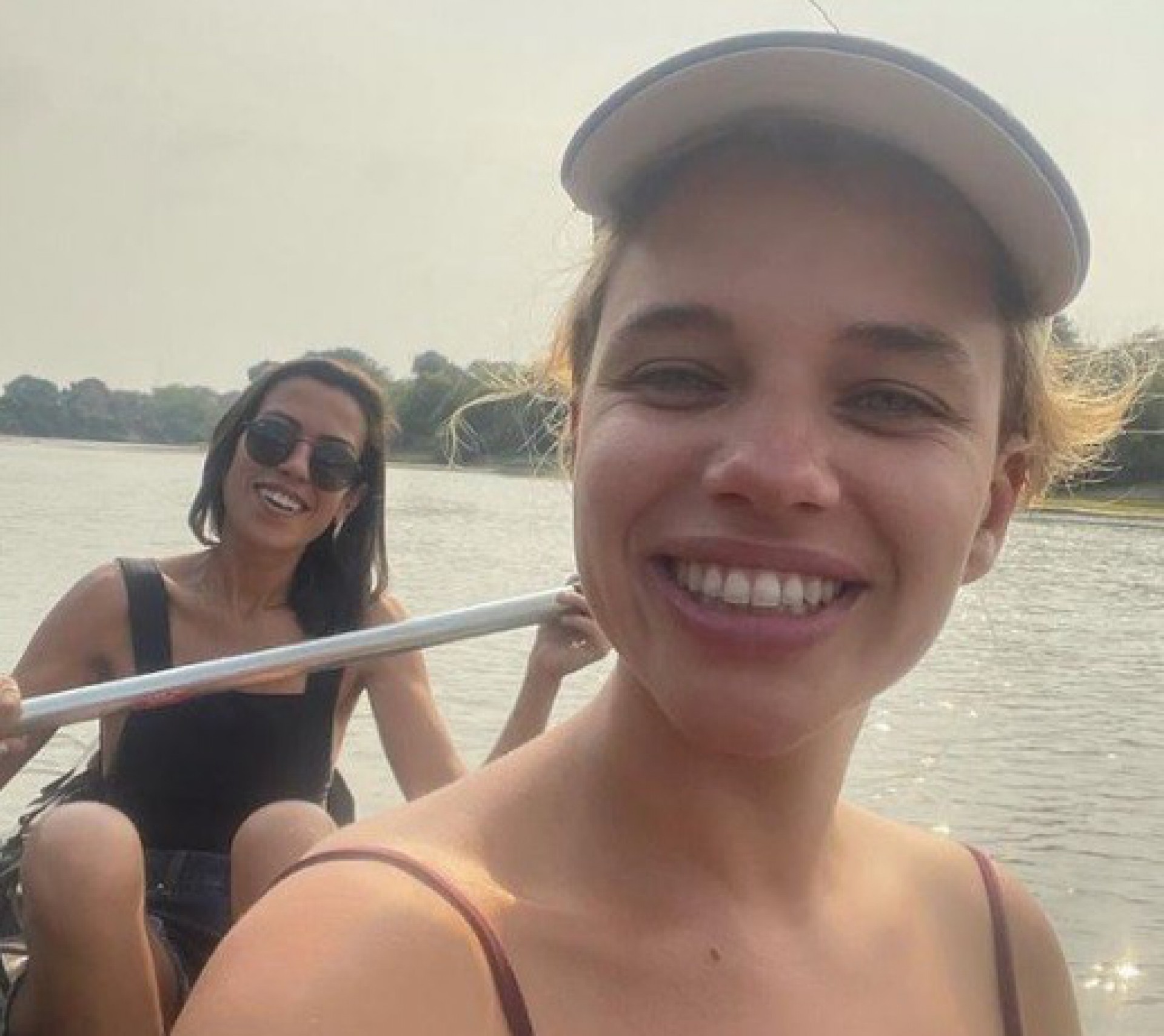 Bruna Linzmeyer compartilha bastidores de gravações de 'Pantanal' - Reprodução